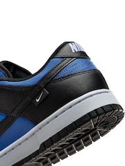Nike Blue/Black Dunk Low Trainers - Image 8 of 8