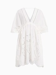 AllSaints White 100% Cotton Avalon Dresses - Image 6 of 6