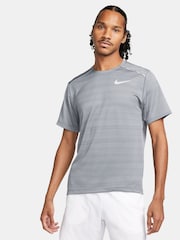 Nike Grey Dri-FIT Miler Running T-Shirt - Image 1 of 5