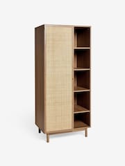 MADE.COM Dark Oak Effect Pavia Rattan Double Wardrobe - Image 5 of 6