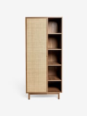 MADE.COM Dark Oak Effect Pavia Rattan Double Wardrobe - Image 6 of 6