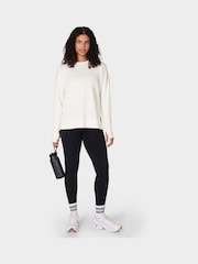 Sweaty Betty Lily White After Class Longline Sweatshirt - Image 3 of 7