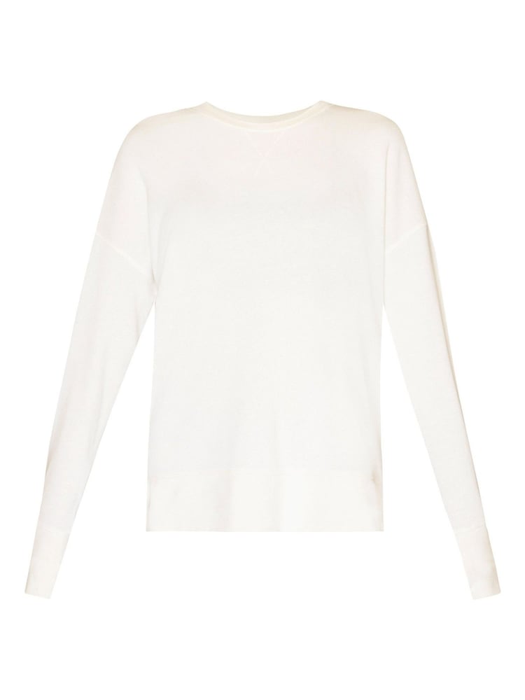 Sweaty Betty Lily White After Class Longline Sweatshirt - Image 7 of 7