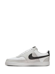 Nike Grey/White Court Vision Low Trainers - Image 4 of 8