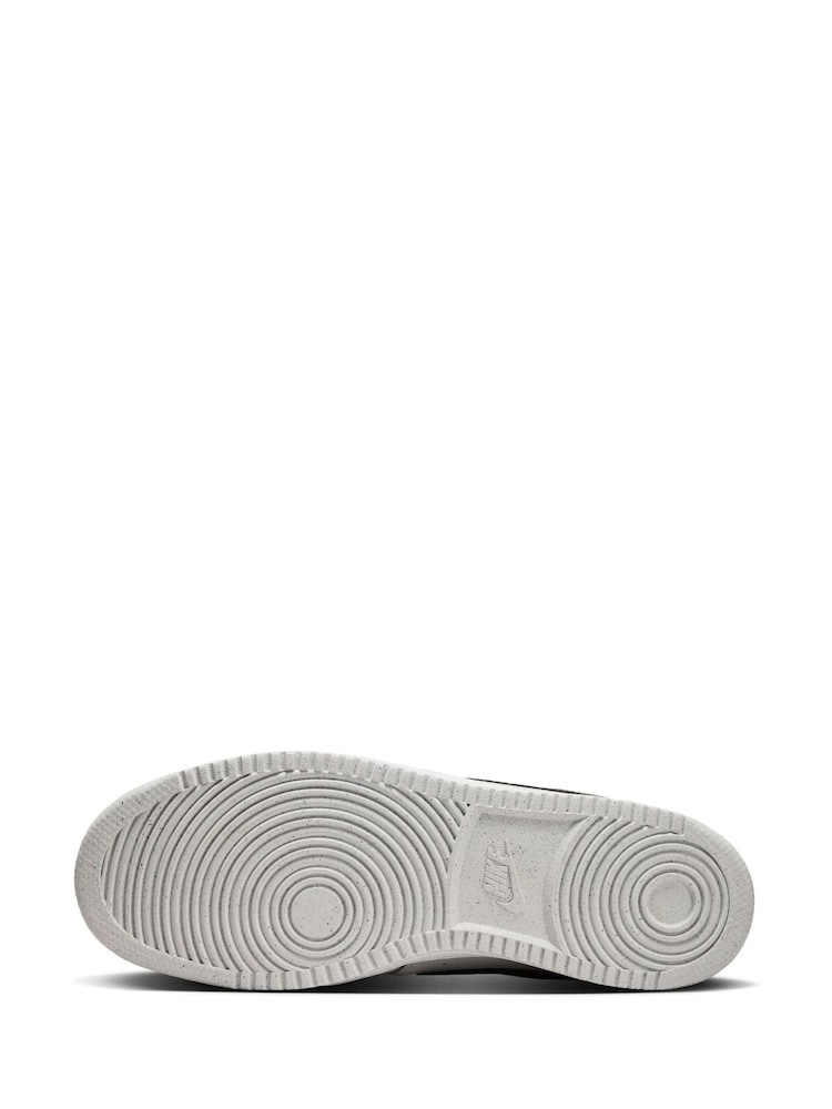 Nike Grey/White Court Vision Low Trainers - Image 6 of 8