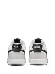 Nike Grey/White Court Vision Low Trainers - Image 7 of 8