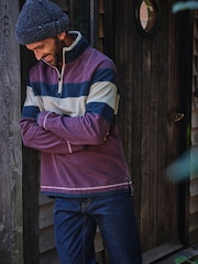 FatFace Airlie Dark Red Panel Sweatshirt - Image 1 of 7