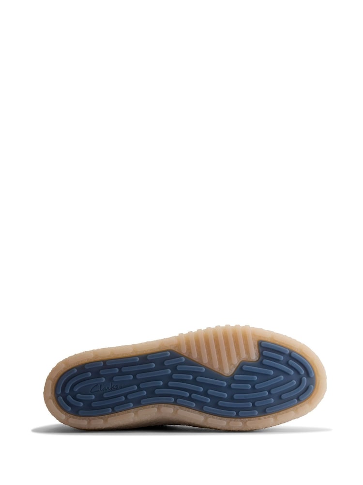 Clarks Blue Suede Somerset Lace Shoes - Image 4 of 4