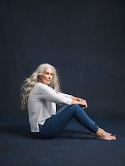 JD Williams Mid Blue Skinny Stretch Jeggings - Image 2 of 4