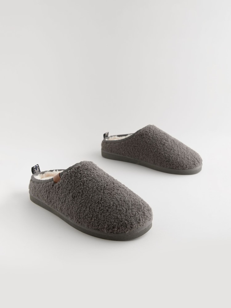 Grey Borg Mule Slippers - Image 2 of 6