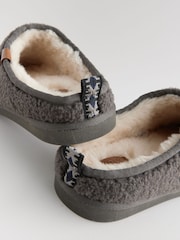 Grey Borg Mule Slippers - Image 4 of 6