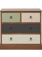 Pacific Multi Loft Pine Wood Sage Multicoloured Chest of Drawers - Image 2 of 6