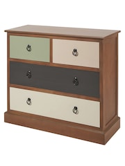 Pacific Multi Loft Pine Wood Sage Multicoloured Chest of Drawers - Image 3 of 6