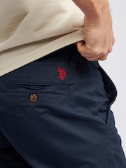 Blauw - U.S. Polo Assn. Classic Mens Chino Shorts - Image 5 of 8
