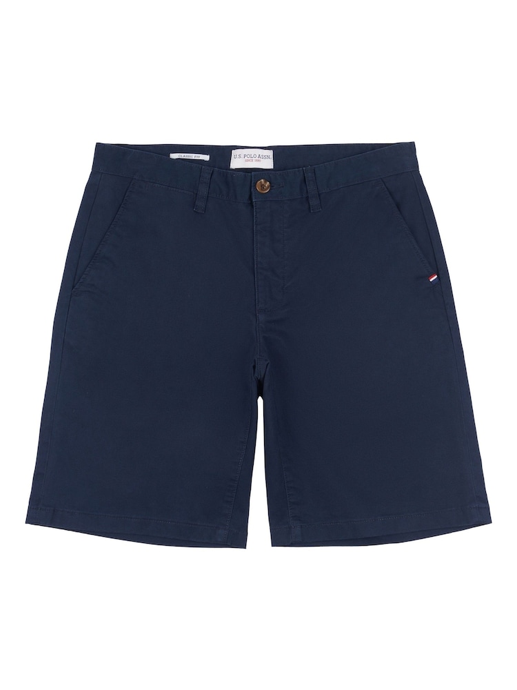Blauw - U.S. Polo Assn. Classic Mens Chino Shorts - Image 6 of 8