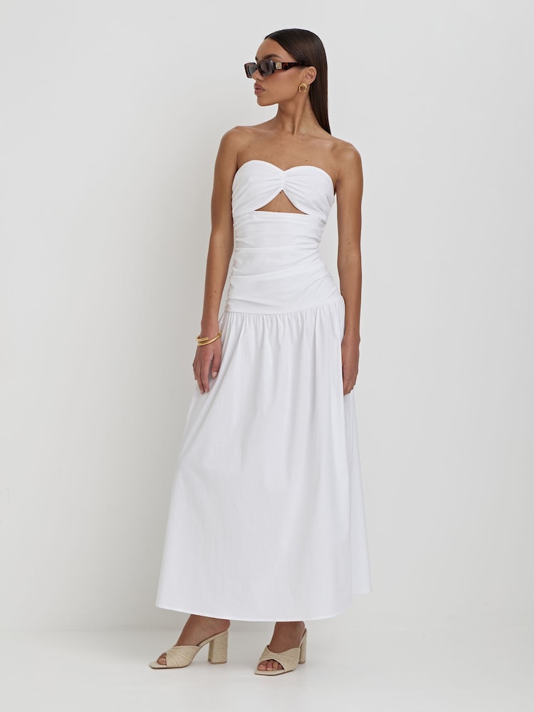 4th & Reckless White Lexie Bandeau Maxi Dress - Image 1 of 5 4th & Reckless White Lexie Bandeau Maxi Dress - Image 1 of 5