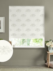 Sophie Allport Sage Green Vector Strawberry Made to Measure 100% Cotton Roman Blinds - Image 1 of 5