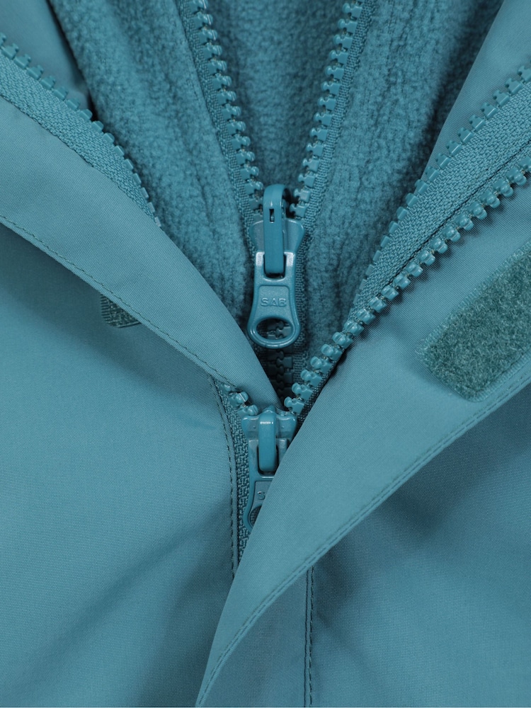 Mountain Warehouse Teal Kids Fell 3-In-1 Water Resistant Jacket - Image 7 of 7