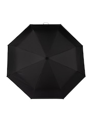 Totes Black ECO-BRELLA® Auto Open Wood Crook Handle Umbrella - Image 2 of 3