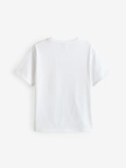 Ecru White Oversized Rolling Stones 100% Cotton T-Shirt (3-16yrs) - Image 5 of 6