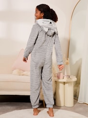 Lipsy Grey Soft Touch Cat All-In-One (3-16yrs) - Image 2 of 4