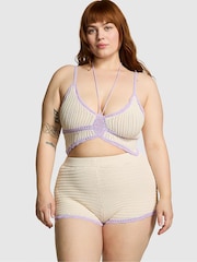 Victoria's Secret PINK White Shell Crochet Butterfly Two Piece Set - Image 1 of 3