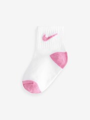 Nike White Infant Pop Colour Ankle Socks 6 Pack - Image 3 of 7