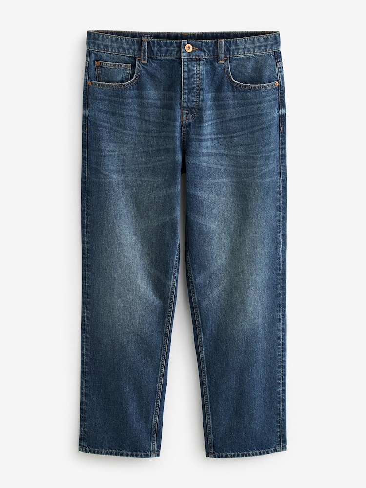 Vintage blauw - 100% katoenen authentic jeans - Image 6 of 10
