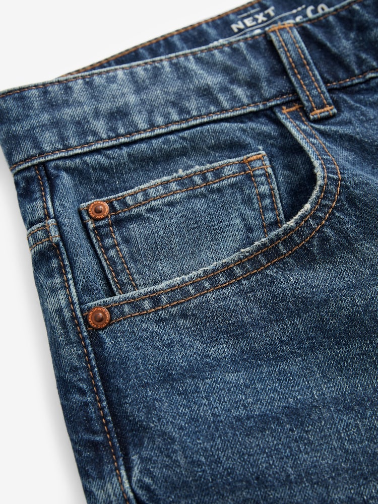 Vintage blauw - 100% katoenen authentic jeans - Image 8 of 10