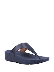 FitFlop Lulu Leather Toe Post Sandals - Image 2 of 6