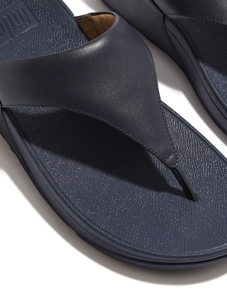 FitFlop Lulu Leather Toe Post Sandals - Image 6 of 6