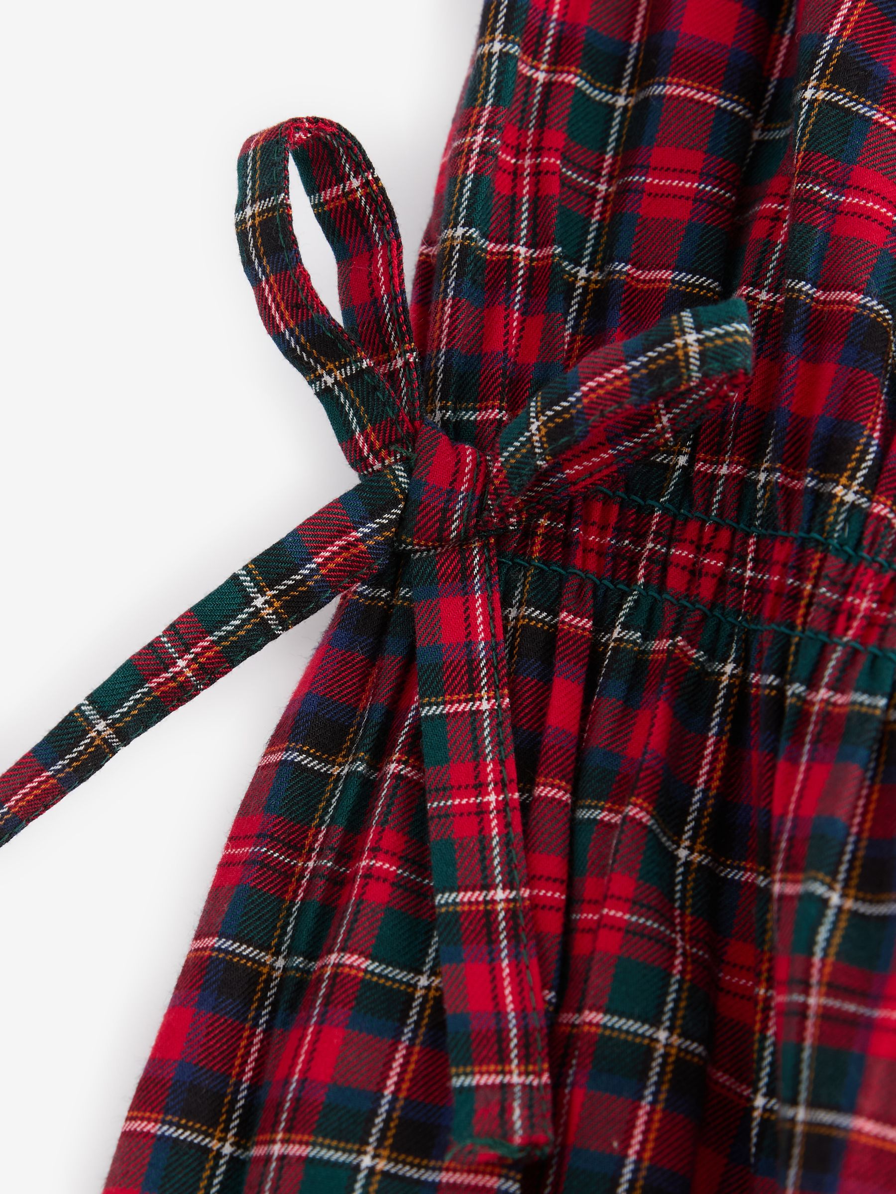 Zara red tartan dress discount