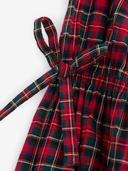 Red Tartan Check 100% Cotton Dress (3-16yrs) - Image 10 of 11