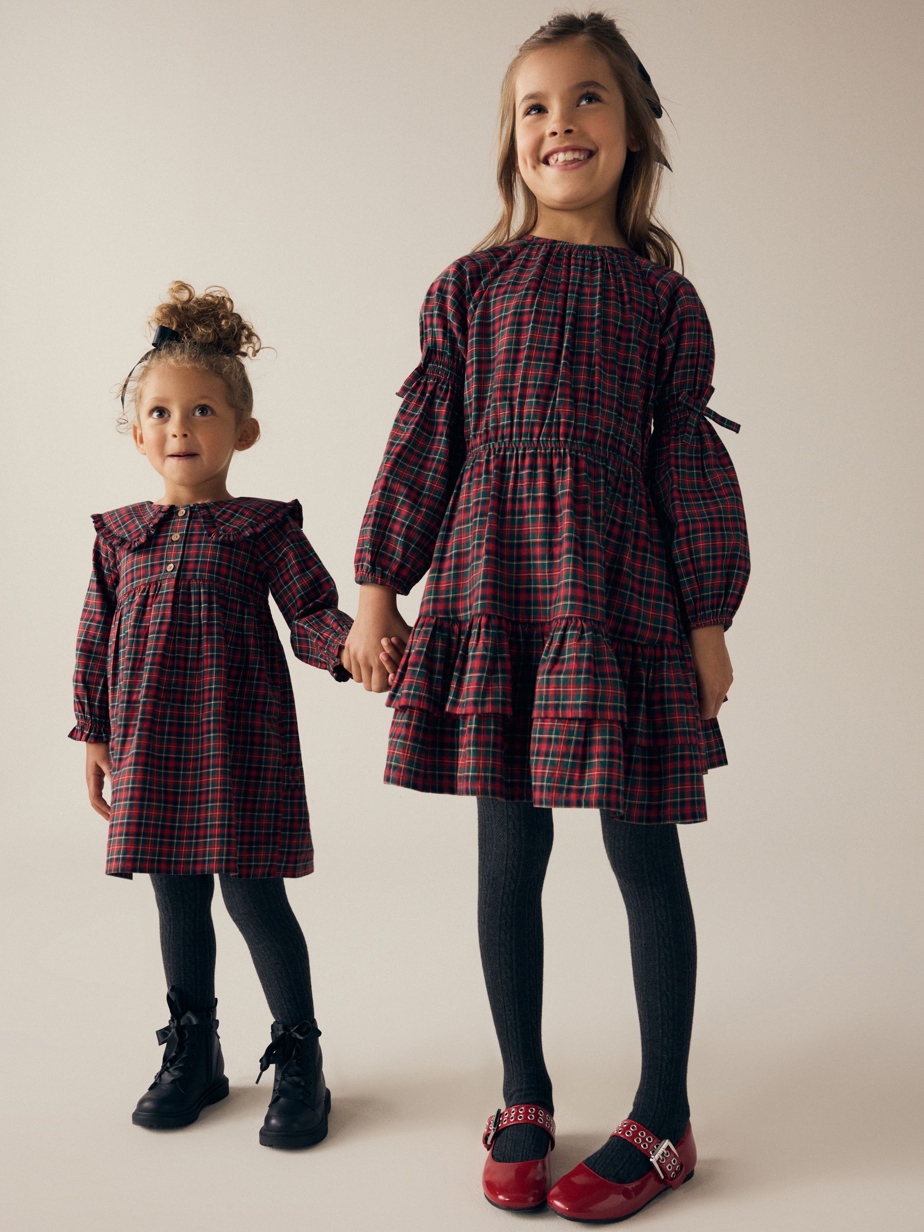 Red tartan dress next cheap