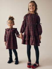 Red Tartan Check 100% Cotton Dress (3-16yrs) - Image 2 of 11