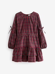 Red Tartan Check 100% Cotton Dress (3-16yrs) - Image 8 of 11