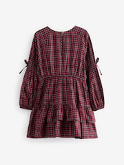 Red Tartan Check 100% Cotton Dress (3-16yrs) - Image 9 of 11