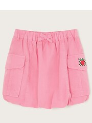 Monsoon Pink 100% Cotton Parachute Cargo Skirt - Image 1 of 3