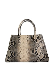 Черный/хромированный - Dune London Daitlyn Structured Top Handle Handbag - Image 3 of 5