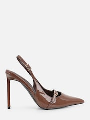 Simmi London Brown Sonya Court Shoes - Image 2 of 4
