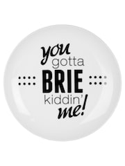 Maison by Premier Black Pun And Games Cheese Plates Set Of 4 - Image 5 of 6