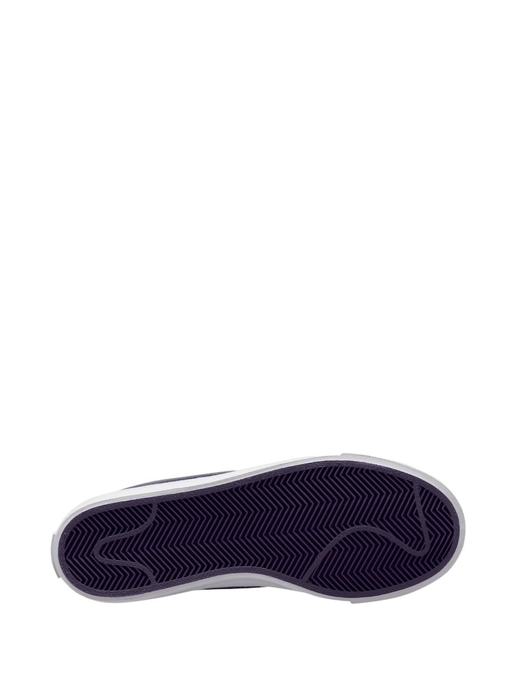 Nike White/Burgundy Court Legacy Trainers - Image 4 of 4