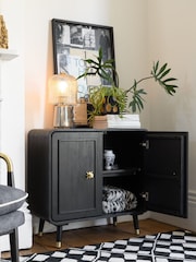 Rockett St George Black Ringo Small Sideboard - Image 2 of 8