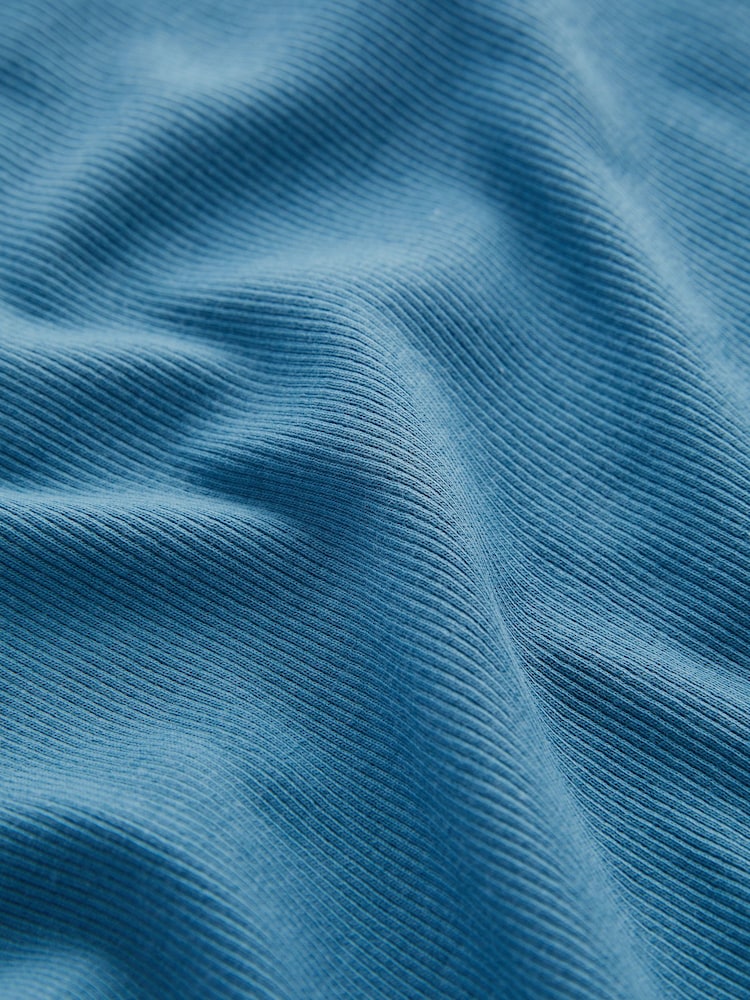 Blau - Ärmelloses Premium-Tanktop mit geripptem U-Ausschnitt - Bild 8 von 8 Blau - Ärmelloses Premium-Tanktop mit geripptem U-Ausschnitt - Bild 8 von 8