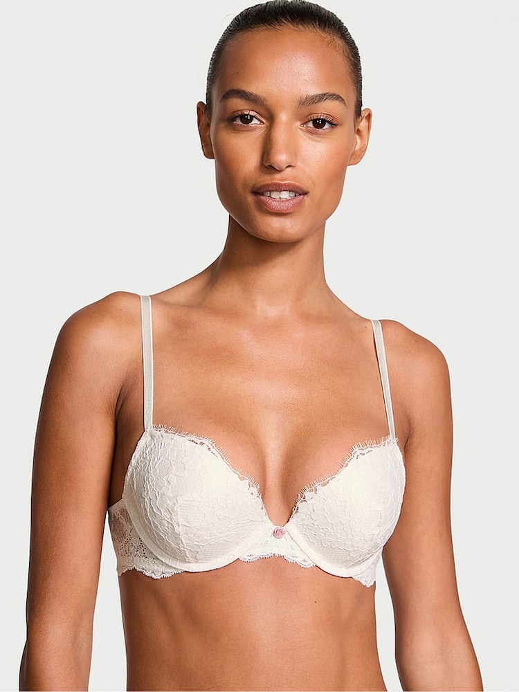 Victoria's Secret Coconut White Push Up Bra - Image 1 of 4