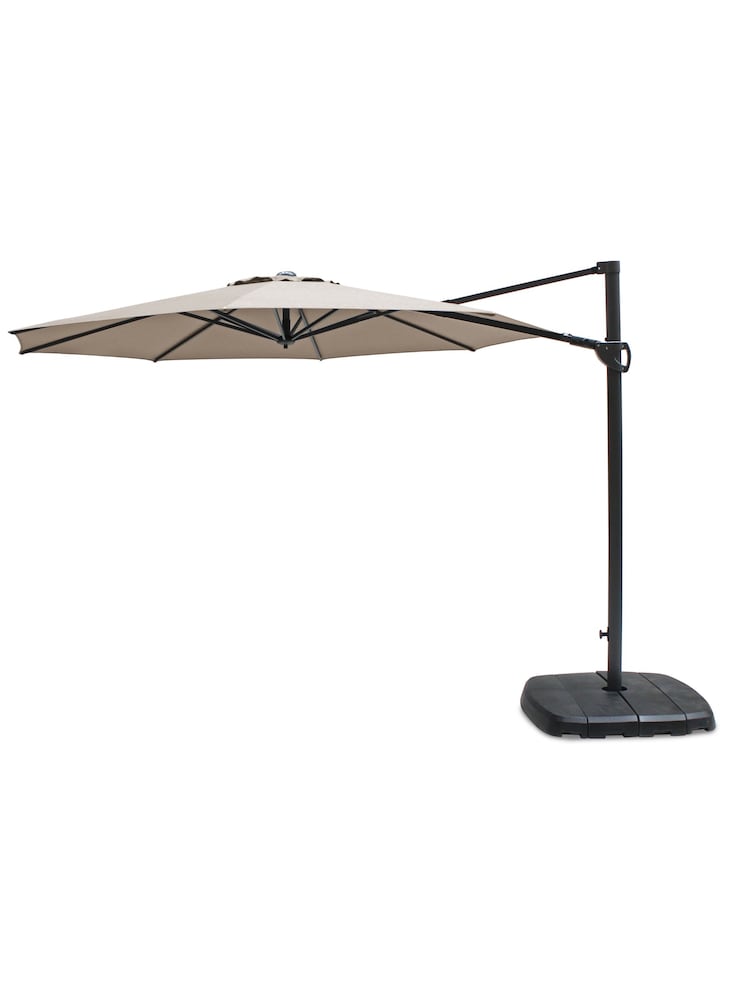 Kettler Stone 3M Free Arm Garden Parasol Canopy With Base - Image 2 of 3