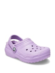 Crocs Lilac Toddler Classic Lined Clogs - Image 2 of 5