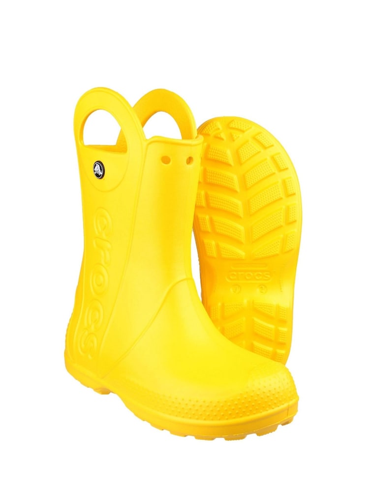 Crocs Yellow Toddler Waterproof Handle It Rain Boots - Image 5 of 6