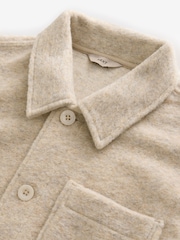 Neutral Borg Shacket with Wool - Image 7 of 8