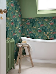 Graham & Brown Teal Aquarium Teal A4 Sample - Image 1 of 4